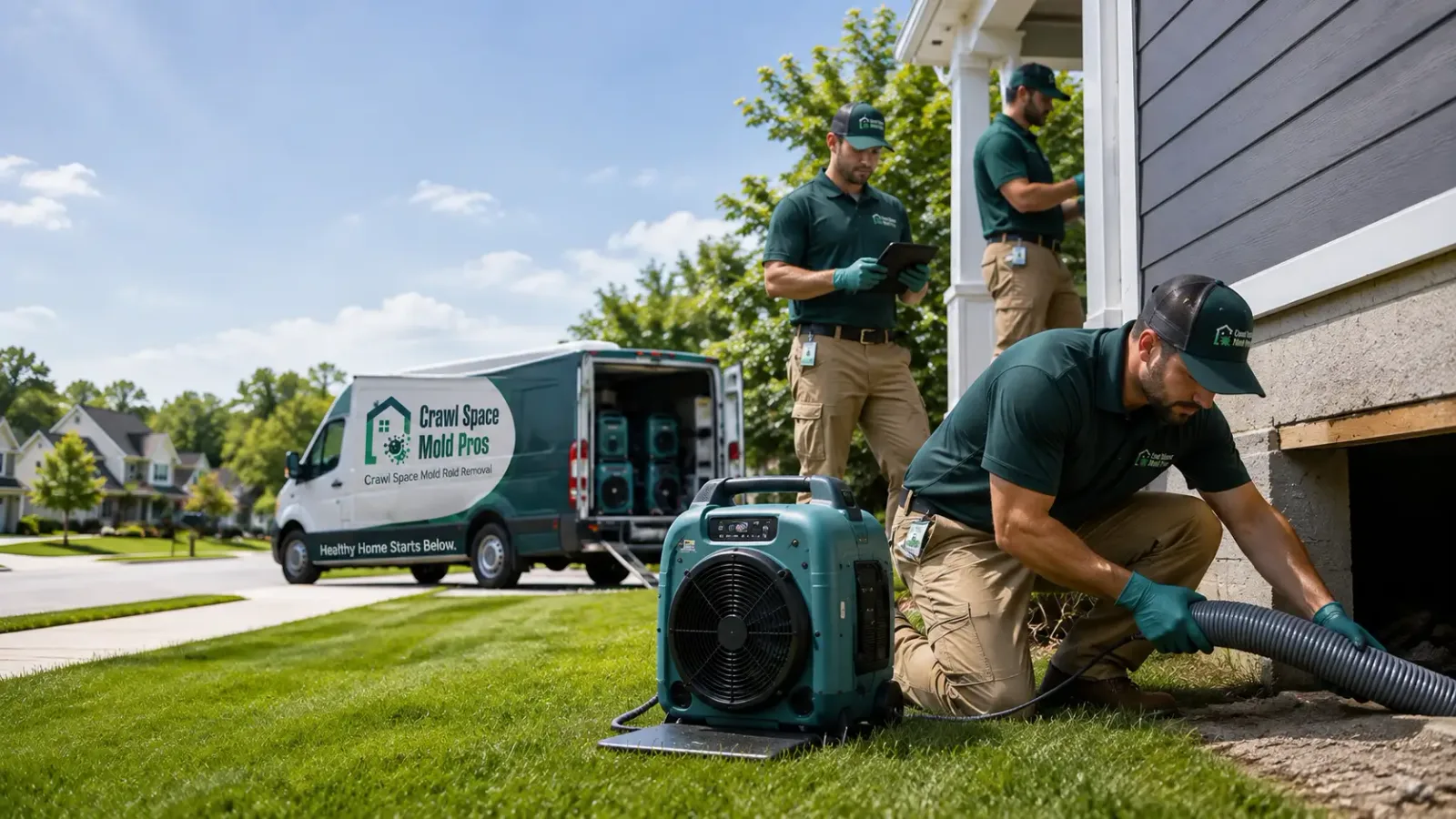 Crawl Space Mold Removal in Brainard, NE